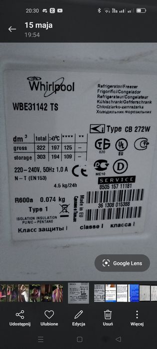 Szuflady do lodówki i zamrażarki