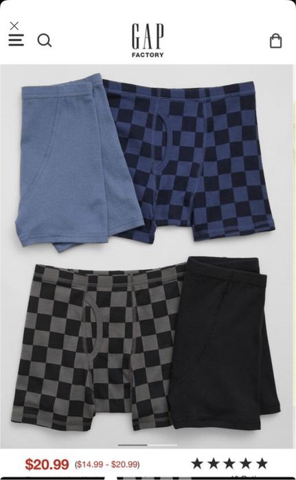 Дитячі трусики для хлопчика Gap