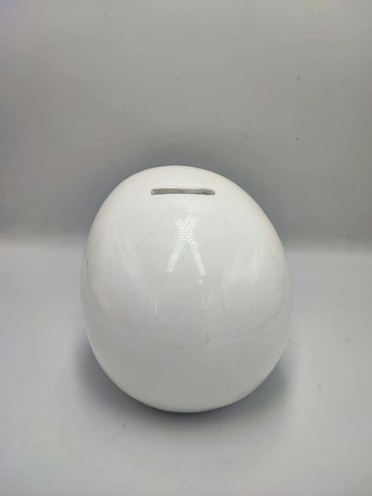 Porcelanowa skarbonka,czaszka vintage