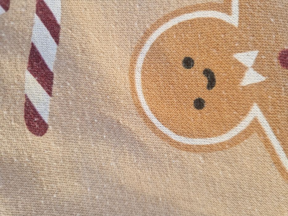 Spodnie swiateczne pierniki sinsay 134 cm