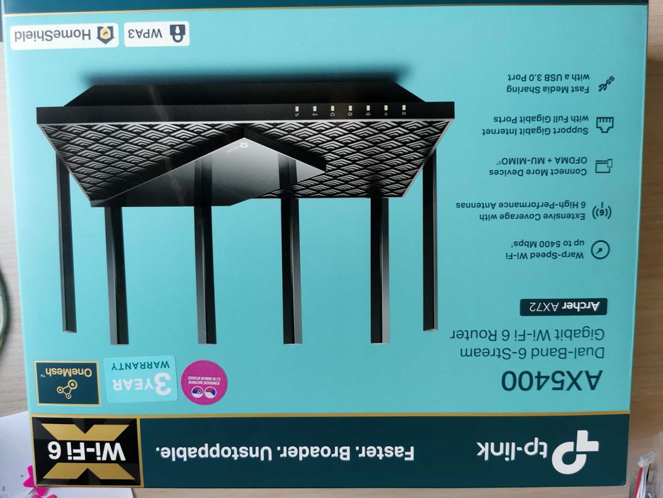 Tp-Link Archer AX72 AX5400 WiFi6 Ofdma