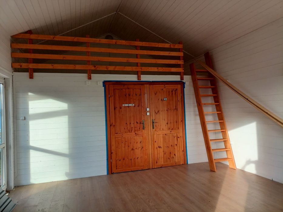 Działka z domkiem drewnianym 35m2 ROD "Pod Lasem" Chrząstowo