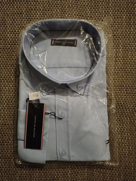 Błękitna koszula XXL