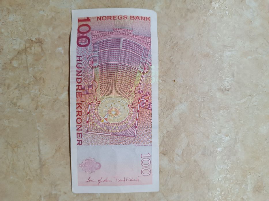 Норвезька крона 100 NOK норвежська стара  крона 2006року гроші