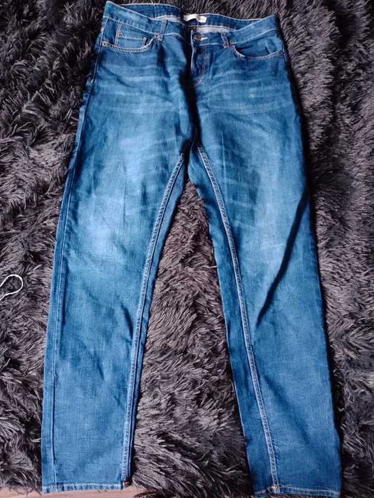 Spodnie jeansy/ dżinsy rozmiar 29-32 ( S46)