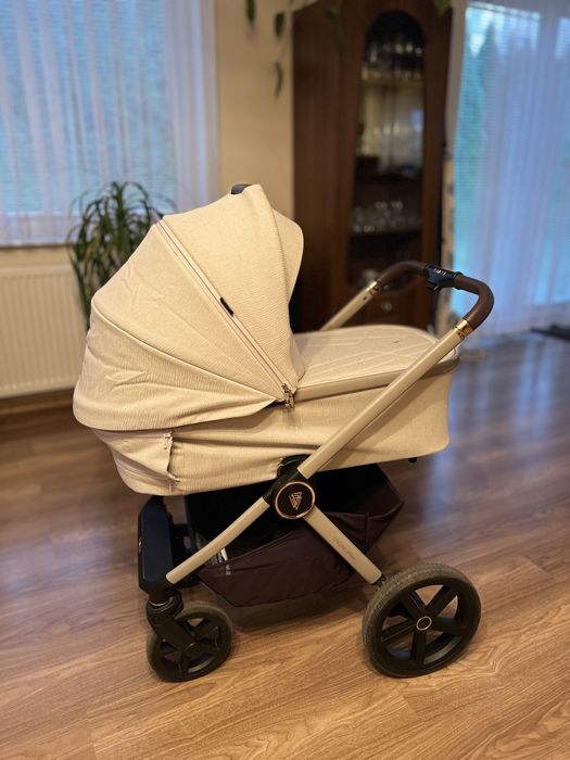 Venicci Tinum Upline 2 - Stone Beige - Wozek 2w1 - Gondola Spacerowka