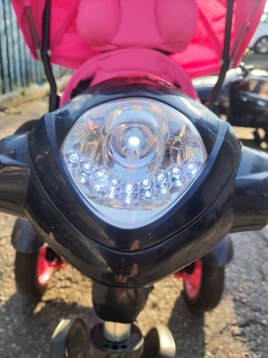 Дитячий триколісний велосипед Azimut Neo 4 Air з фарою