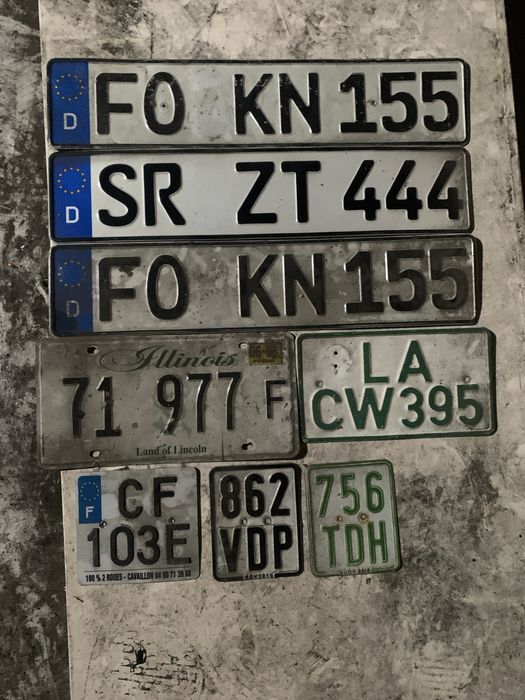 Tablice kolekcjonerskie zagraniczne