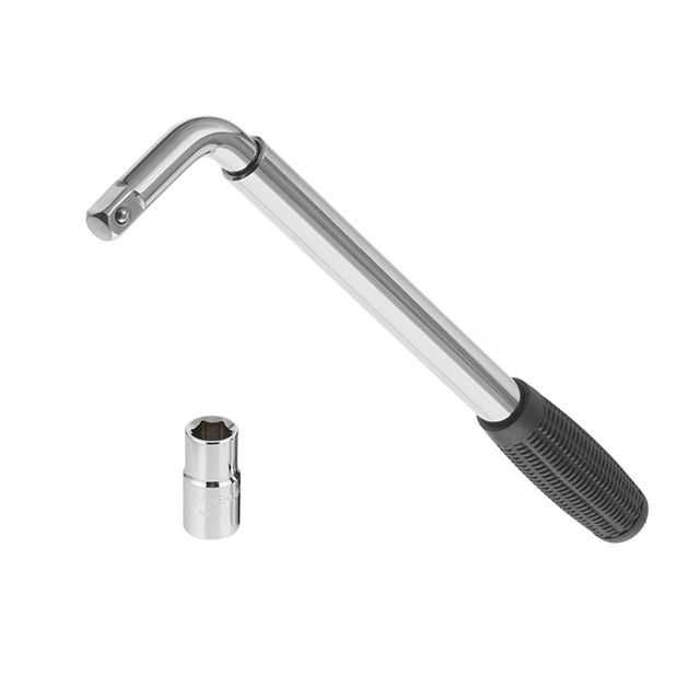 Ключ балоний, балоннік, телескопічний для авто, хрест  16 17, 19, 21мм