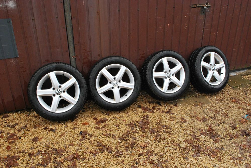 Koła 205/55 R16 5x112 Alufelgi + opony zimowe VW Golf Seat Skoda Audi