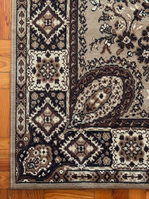 Tapete Estilo Persa 186x270 cm – tons bege/castanho/preto