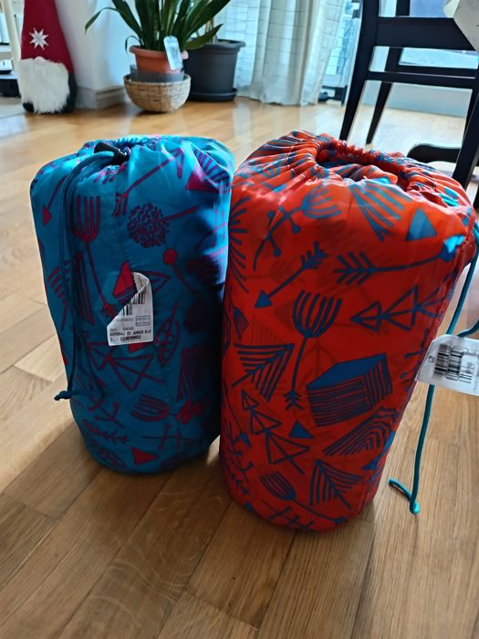 Saco cama criança Quechua + colchão fino campismo  individual