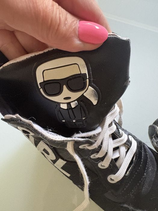 Sneakersy wysokie  karl lagerfeld