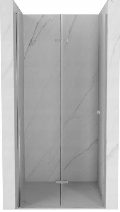 Mexen Lima drzwi prysznicowe składane 100 cm, transparent, chrom
