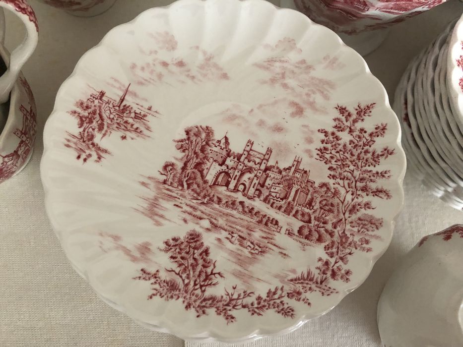 Servico de cha e de cafe de louca inglesa