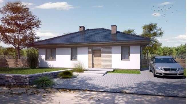 Dom w stanie surowym otwartym Wybudowanie Michałowo