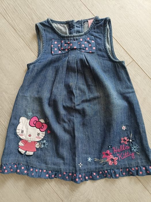 Sukieneczka na ramiączkach Hello Kity r 80