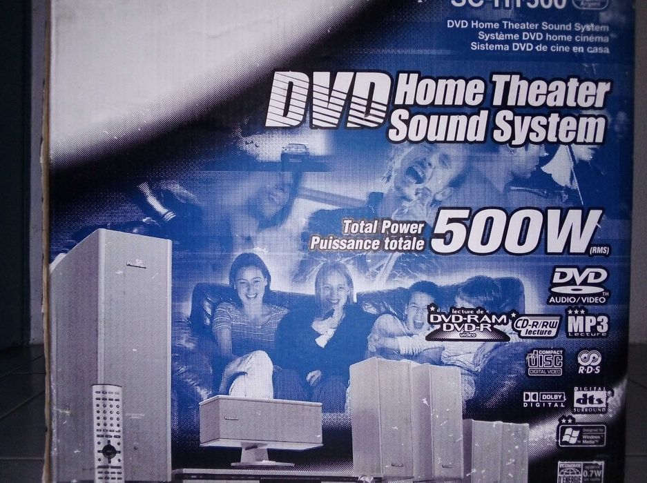 (NOVO) Panasonic sc-ht500 DVD home theater sound system