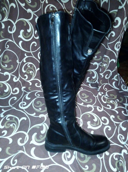 Чоботи/ботфорти 41р