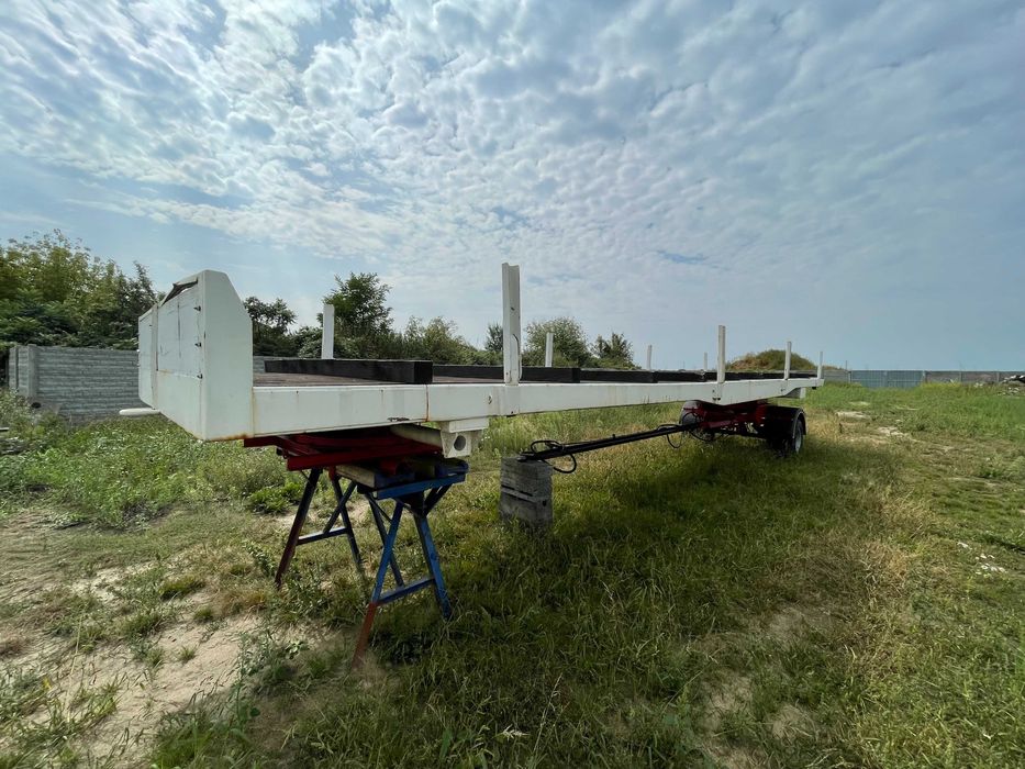 Przyczepa dłużyca dłużycowa SCHARF 4T Naczepa Platforma drewna stali