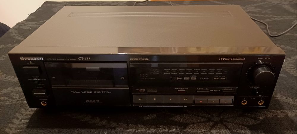 Pioneer CT-337- Deck Cassette Player