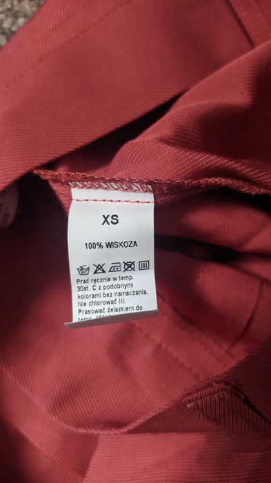 Spodnie klasyczne Forseti XS wysoki stan wiskoza wiskozowe