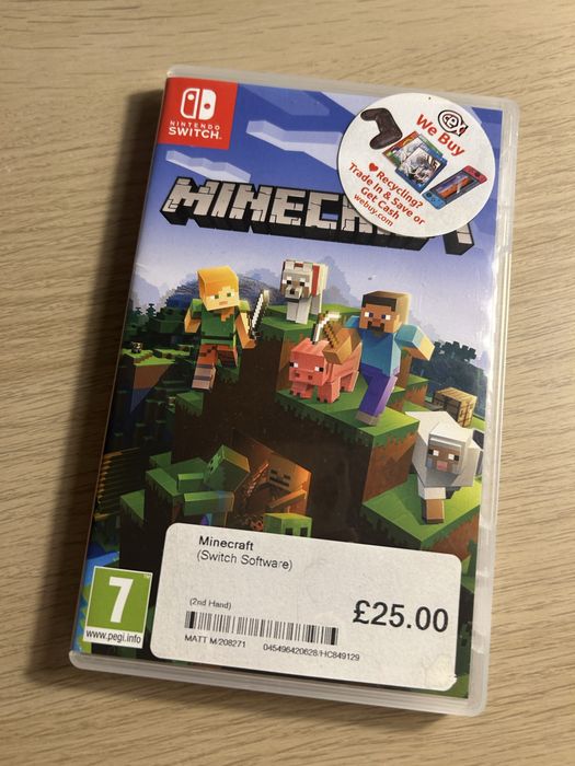 Minecraft nintendo switch