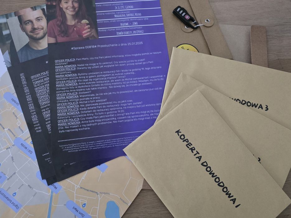 Inspektor Czajka. Przerwany urlop. Gra detektywistyczna