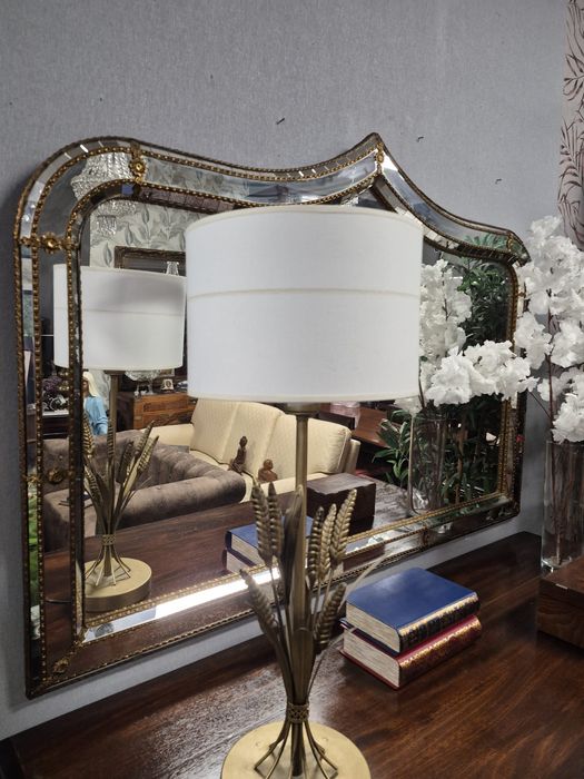 Espelho Vintage de Prestígio- Estilo Hollywood Regency / Art Déco.