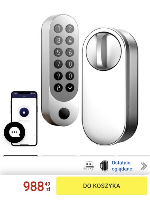 Zestaw inteligentnego zamka Aqara Smart Lock