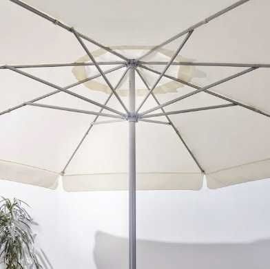 IKEA LJUSTERO Parasol ogrodowy beżowy 400 cm