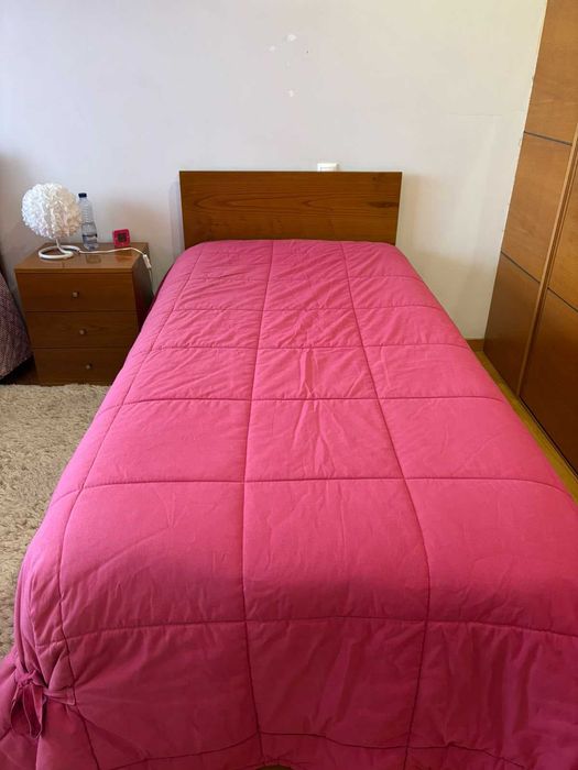 2 colchas rosa fucsia para camas de solteiro (1,90 x 90 x 50)