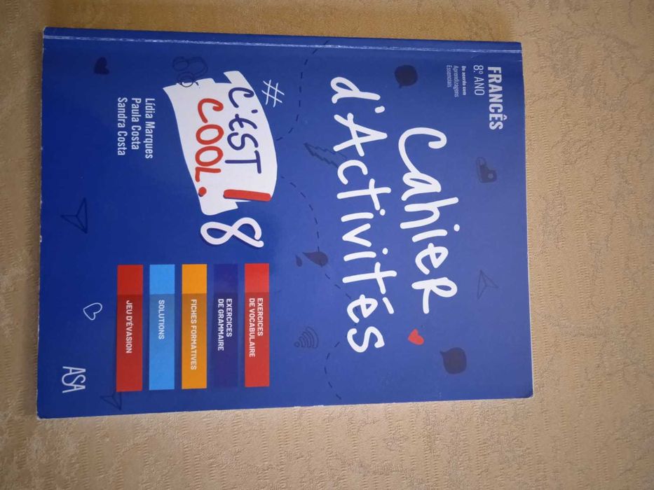 C'est cool! 8 - Francês 8º ano - Caderno   (NOVO)