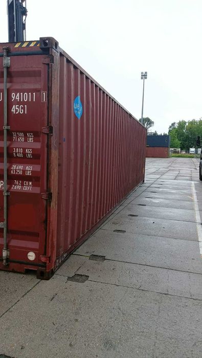 Nowy Kontener Morski 40HC Transport Rozładunek