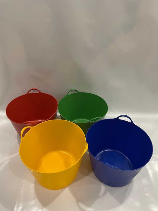 Pojemnik elastyczny okrągły 27 litrów czarny wiadro kubeł kastra