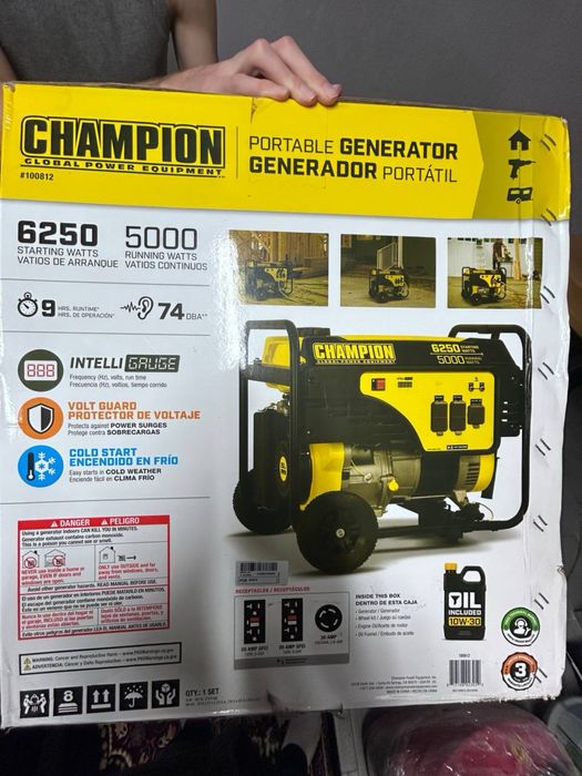 Генератор 6250 Вт.