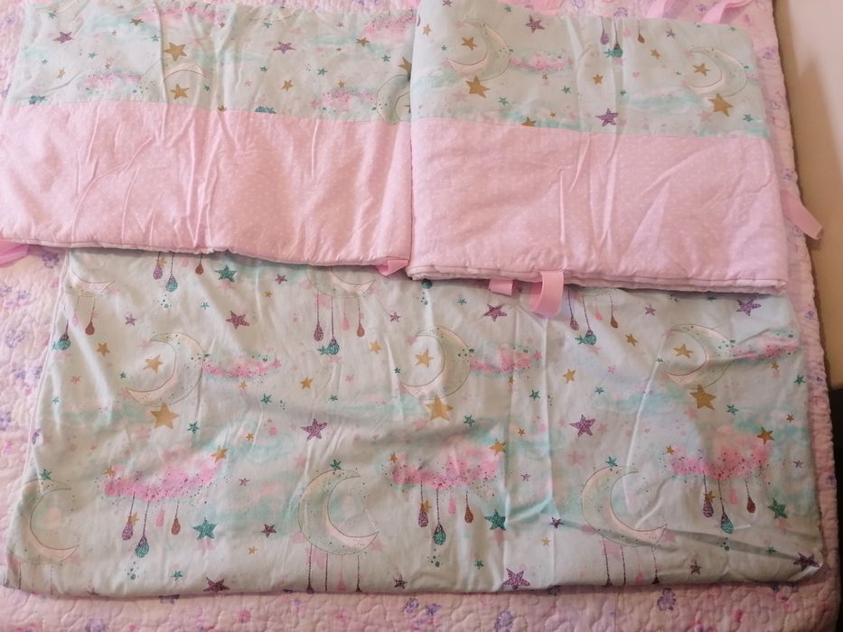 Conjunto de edredon para cama de grades