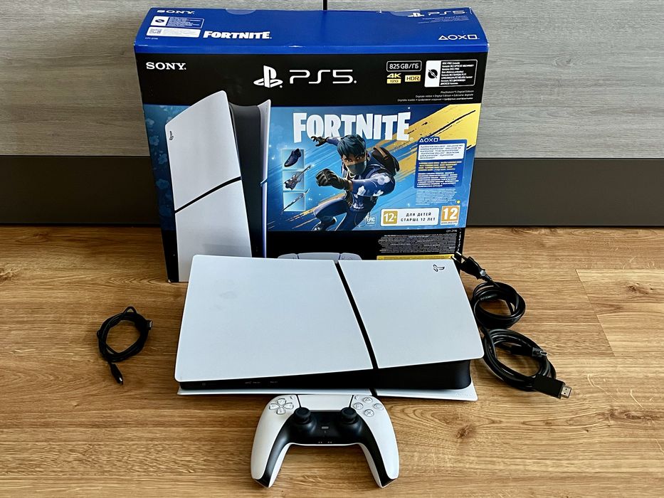 Ps5 slim digital, Pad, okablowanie, Pudełko