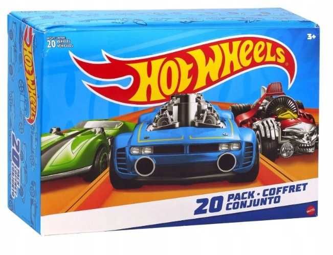 Oryginalny ZESTAW 20 autek resoraków HOTWHEELS - Okazja