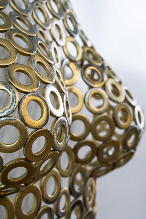 Akt Kobiecy - Rzeźba Ścienna Loft 3D, Industiralna Metaloplastyka