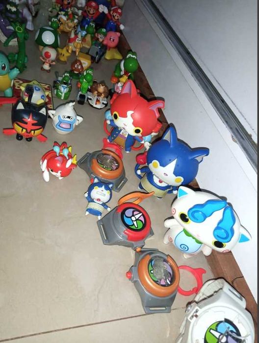 brinquedos pokémon, Mário, yokai watch