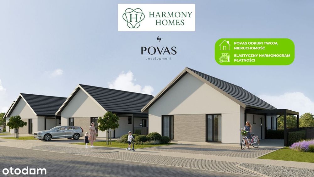 Nowy projekt! Wolnostojące domy z dużymi ogródkami i wiatą garażową
