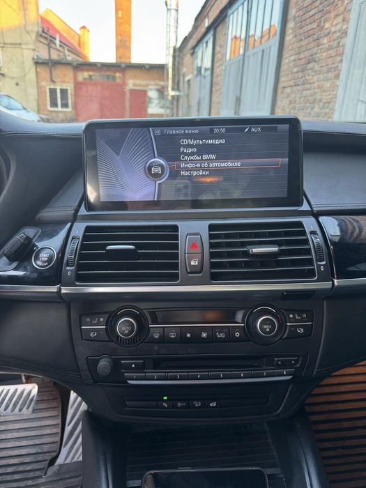 Дисплей Android магнітола 8/64GB CarPlay BMW X5 Е70 X6 Е71