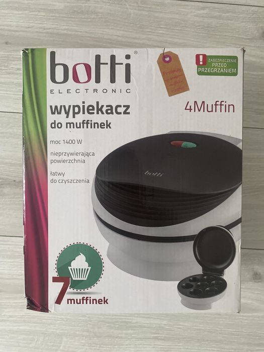 Wypiekacz do Muffinek Botti 4muffin 1400 W~ NOWY !