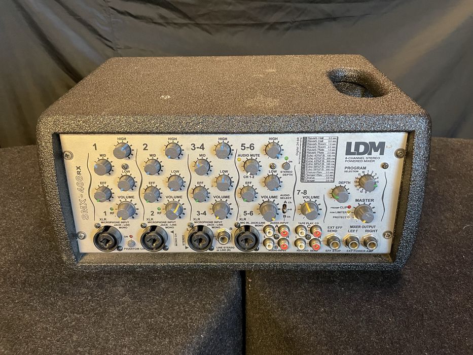 LDM SMX-408RX power mixer 100% sprawny