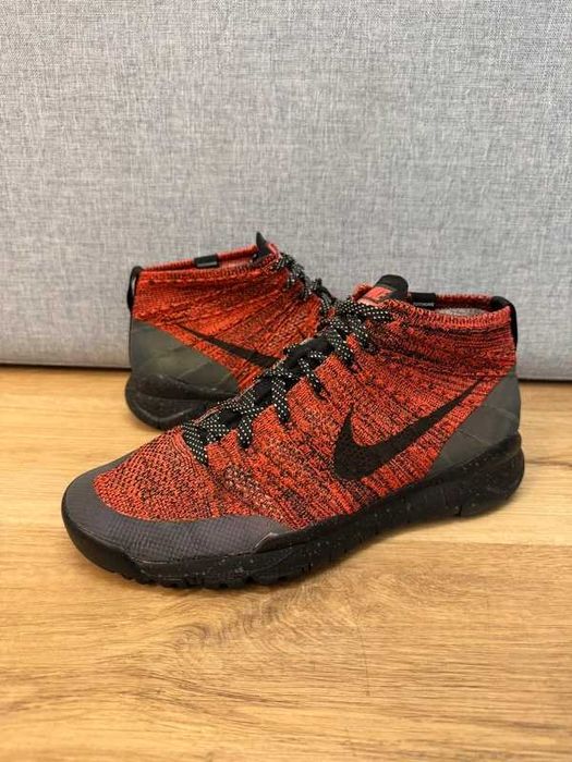 Nike Flyknit Trainer Trnr Chukka FSB Bright Crimson size 43 buty sportowe trzewiki