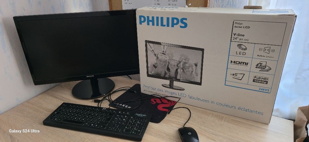 Zestaw komputerowy, 2 PC, monitor