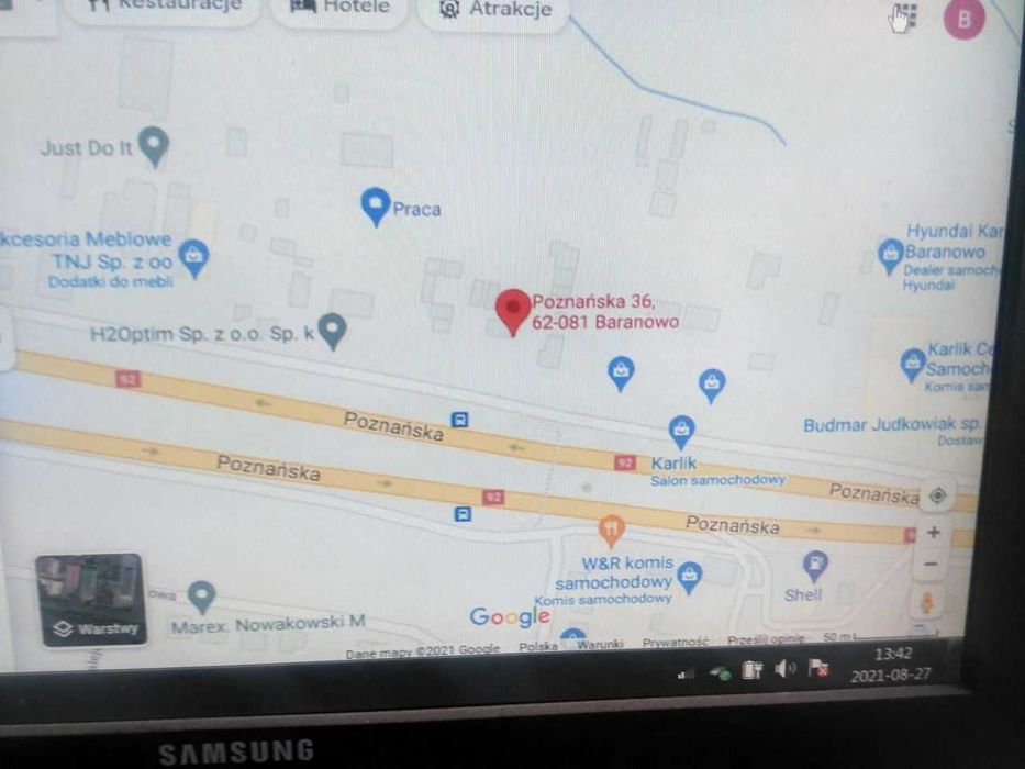 Działka  Baranowo  koło Poznania  4992 m2