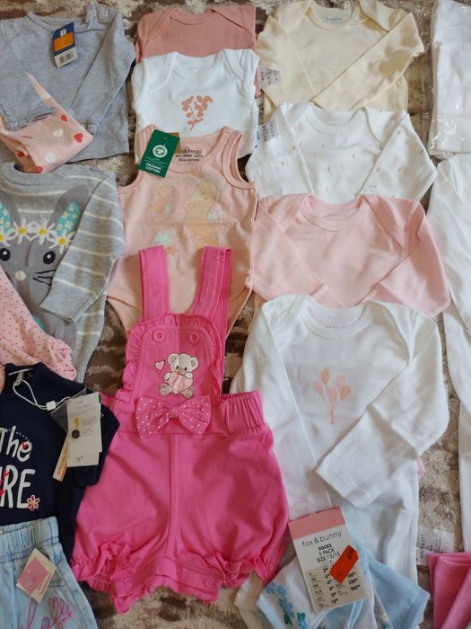 Пакет вещей на девочку от 0до 9мес