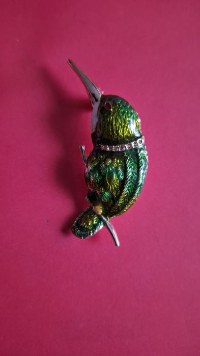 Broszka  - ptaszek koliberek